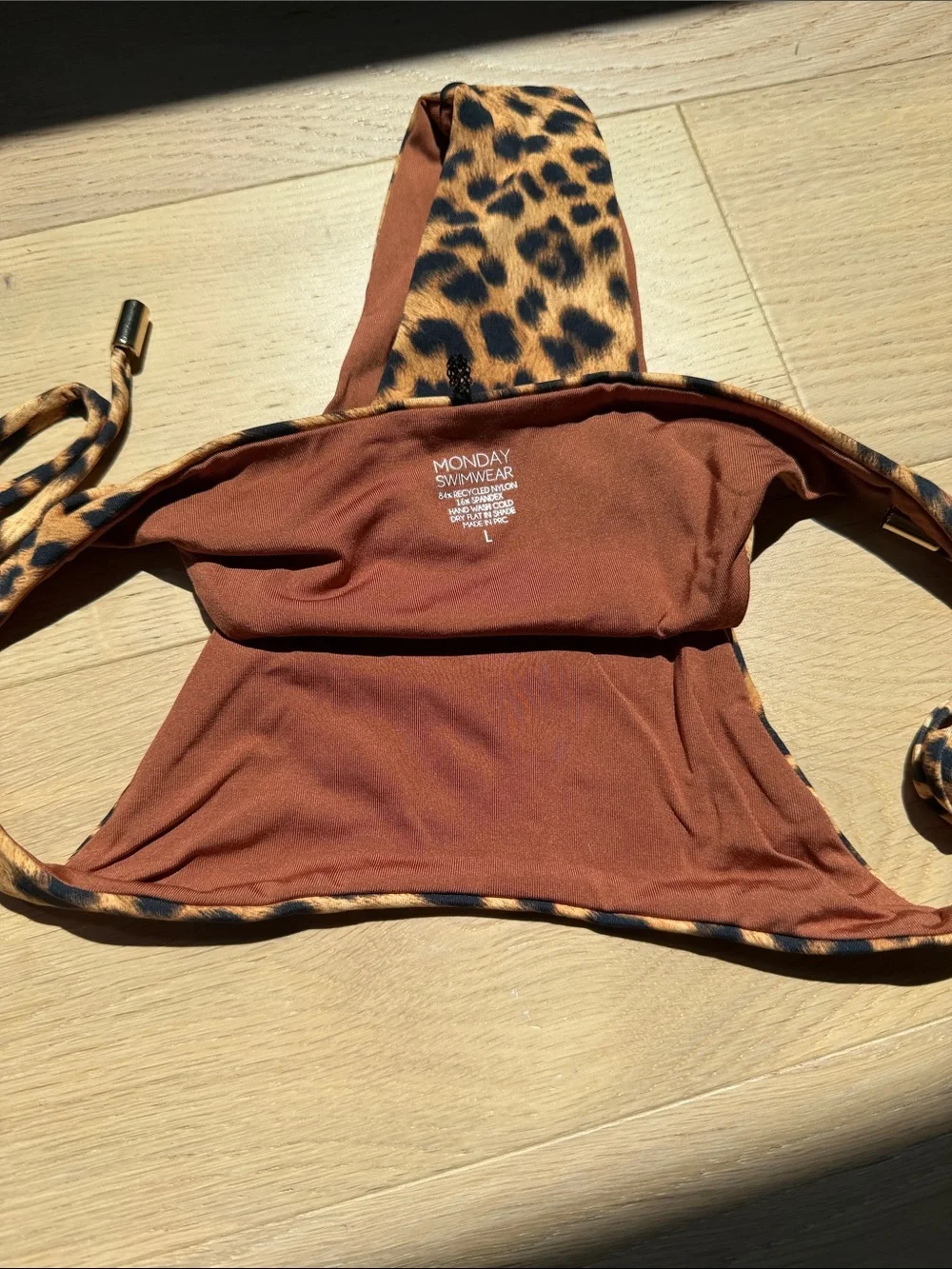 Monday Swimwear Palma Jaguar Bottom Size L.